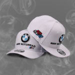 Gorra curva BMW blanca