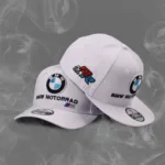 Gorra curva BMW blanca