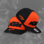 Gorra curva KTM naranja visera negra